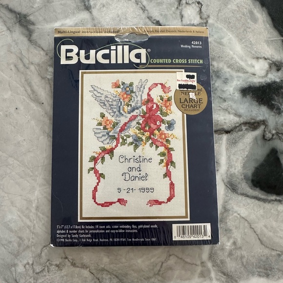 Bucilla Wedding Memories Counted Cross Stitch NWT #42013 - Picture 1 of 5